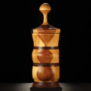 Alfiere, biscottiera in legno artigianale di Davide Pirovano - Artigianato Consapevole