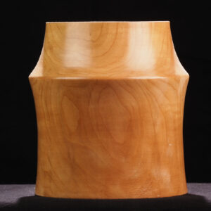 elgha - vaso in legno artigianale