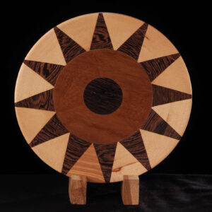 Centrotavola stella in legno artigianale