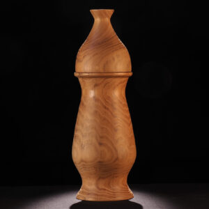 Torre, vaso in legno artigianale