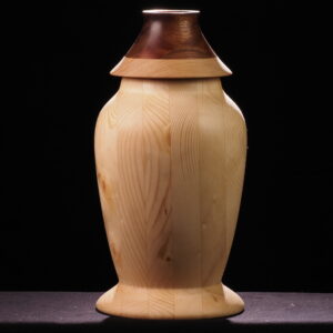 Vaso in legno artigianale di Davide Pirovano - Artigianato Consapevole